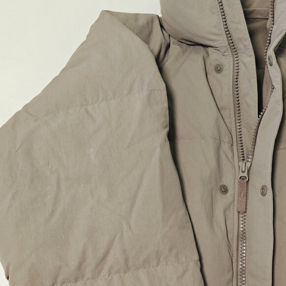 Uniqlo U Padded Volume Jacket Unisex XS Natural - Picture 5 of 8